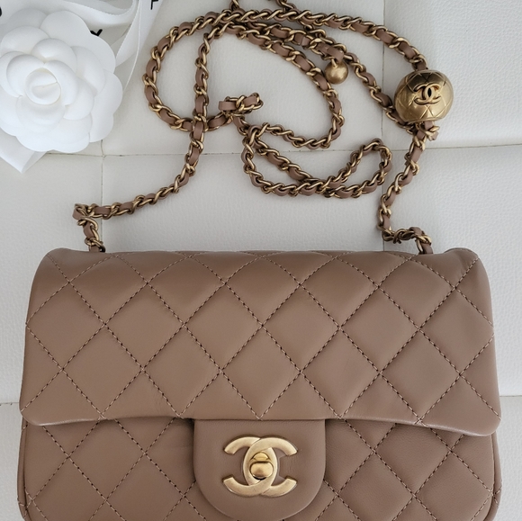 Chanel 22b, Mini rectangle with ghw, Pearl crush, BNIB - Picture 16 of 16